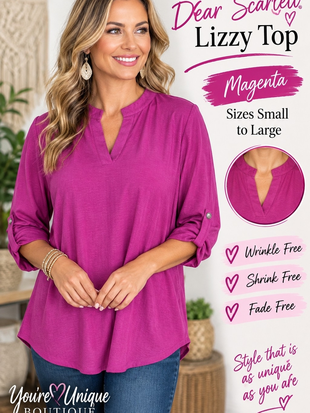 Dear Scarlett Lizzy Top